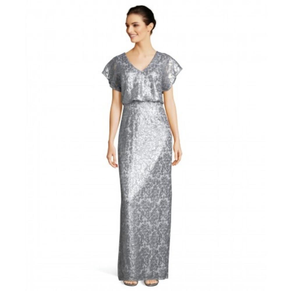 NWT Adriana Papell Sequin Dress
